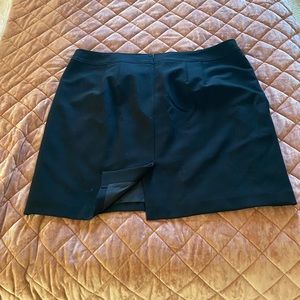 Loft black fully lined pencil skirt